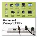 Office Electronics & Batteries | GoGreen Power GG-17636 6 ft. Cord 1,200 Joules 7-Outlet Surge Protector - White image number 3