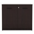  | Alera ALEVA613622MY Valencia Series 34.13 in. x 22.78 in. x 29.5 in. Storage Cabinet - Mahogany image number 1