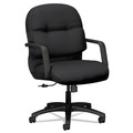 Office & Office Supplies | HON H2092.H.CU10.T 17 in. - 21 in. Seat Height Pillow-Soft 2090 Series Managerial Mid-Back Swivel/Tilt Chair Supports Up to 300 lbs. - Black image number 0