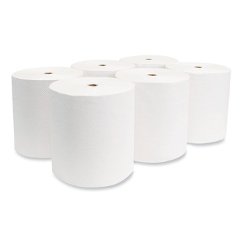 Morcon Paper Valay 8 in. x 800 ft. Proprietary TAD Roll Towels - White (6 Rolls/Carton)