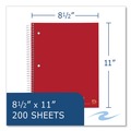 Notebooks & Pads | Roaring Spring 11197 11 in. x 8.5 in. 200-Sheets 5-Subject Medium/College Rule Wirebound Notebook with Tabs - Assorted Cover Colors (12/Carton) image number 4