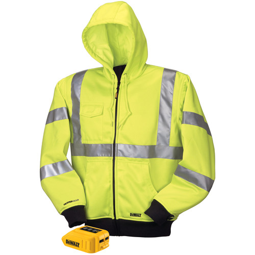 Heated Hoodies | Dewalt DCHJ071B-XL 20V MAX Li-Ion Heated Hoodie Jacket (Jacket Only) - XL image number 0