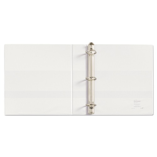 Customer Appreciation Sale - Save up to $60 off | Avery 09401 Durable 1.5 in. Capacity 11 in. x 8.5 in. 3 Ring View Binder with DuraHinge and EZD Rings - White image number 0