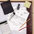 Office Jansan | Carter's 21021 4.25 in. x 2.75 in. Un-Inked Felt Stamp Pad image number 2