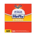 Trash Bags | Hefty E84574CT 23.75 in. x 27 in. 13 gal. 0.9 mil. Strong Tall Kitchen Drawstring Bags - White (270/Carton) image number 3