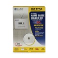 Office Jansan | C-Line 95523 3-1/2 in. x 2-1/4 in. Top Load Name Badge Kits - Clear (50/Box) image number 0