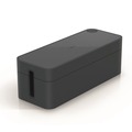 Office Cable Management | Durable 503037 CAVOLINE 16 in. x 6.1 in. x 5.5 in. Cable Management Box - Large, Charcoal image number 0