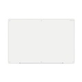 Office & Office Supplies | Universal UNV43234 72 in. x 48 in. Frameless Glass Marker Board - White Surface image number 0