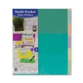 Office & Office Supplies | C-Line 07650 11.5 x 10 5-Tab Index Dividers with Multi-Pockets - Assorted (1-Set) image number 2