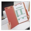 Office Jansan | Universal UNV10295 3 Dividers 8 Fasteners 8-Section Pressboard 3 in. Expansion Classification Folders - Legal Size, Red Exterior (10/Box) image number 3