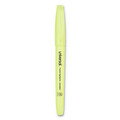 Mothers Day Sale! Save an Extra 10% off your order | Universal UNV08851 Chisel Tip Pocket Highlighters - Fluorescent Yellow (1 Dozen) image number 0