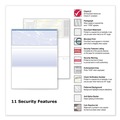  | DocuGard 04501 8.5 in. x 11 in. Security Business Checks with 11 Features and Blue Marble Top (500/Ream) image number 2