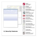 Office Jansan | DocuGard 04501 8.5 in. x 11 in. Security Business Checks with 11 Features and Blue Marble Top (500/Ream) image number 2