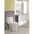 Fixtures | TOTO CST453CEFG#01 Drake II Two-Piece Round 1.28 GPF Universal Height Toilet (Cotton White) image number 11