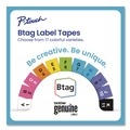 Labels | Brother P-Touch BTAG3M01 0.47 in. x 13.1 ft. Genuine P-Touch BTAG Label Tapes - White on Clear, Black on White, White on Black image number 3