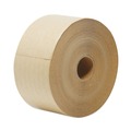 Office Jansan | Universal One UFS7300 3 in. x 375 ft. 3 in. Core Glass-Fiber Reinforced Gummed Kraft Sealing Tape - Brown (8/Carton) image number 0