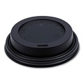 Cups and Lids | Boardwalk BWKHOTBL8 Hot Cup Lids for 8 oz. Hot Cups - Black (1000/Carton) image number 0