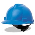 Hard Hats | MSA 475359 V-Gard Slotted Cap with Fas-Trac III Suspension - Blue image number 2