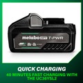 Office Electronics & Batteries | Metabo HPT 381991M 36V/18V MultiVolt 4 Ah/8 Ah T-PWR  Lithium-Ion Battery image number 5