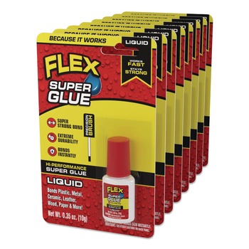 Flex Seal Products 0.5 oz Flex Super Glue - Dries Clear (8/Carton)