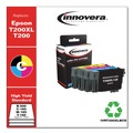 Ink & Toner | Innovera IVRT200XLBCS Remanufactured 500/165 Page-Yield Replacement Ink for T200XL/T200 (T200XL-BCS) - Black/Cyan/Magenta/Yellow image number 1