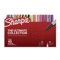 Permanent Markers | Sharpie 2199818 Permanent Markers Ultimate Collection with Cosmic Colors - Assorted Tip Sizes/Types/Assorted Colors (45/Pack) image number 0