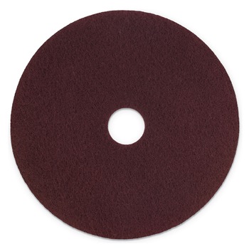 Scotch-Brite 20 in. Diameter Surface Preparation Pad - Maroon (5/Carton)