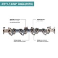 Chainsaw Accessories | Makita E-12740 10 in. Low-Profile 3/8 in. x 0.50 in. Saw Chain image number 1