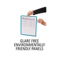 Office Jansan | Durable 554200 10 in. x 5.63 in. x 13.88 in. 10 Panels SHERPA Desk Reference System - Assorted Borders image number 7