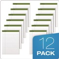 Office Jansan | Ampad 20-172R Earthwise by Ampad 8.5 in. x 11.75 in. Recycled Writing Pad - Narrow, Green/White (1-Dozen) image number 5