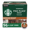 Coffee | Starbucks 12434812 Coffee K-Cups Pack - Pike Place (96/Carton) image number 0