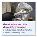 Cleaning Cloths | Tork 500176 1-Ply 8.3 in. x 16.1 in. Light Duty Cleaning Cloth Pop Up Box - White (10/Carton) image number 6