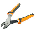 Pliers | Klein Tools 200048EINS Insulated 8 in. Angled Head Diagonal Cutting Pliers image number 2