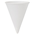 4th of July Sale | SOLO 4BR-2050 4 oz. Paper Cold Cone Water Cups - White (5000/Carton) image number 0