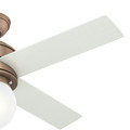 Hunter 50277 44 in. Hepburn Satin Copper Ceiling Fan with Light Kit and Wall Control image number 2
