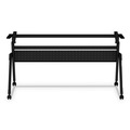  | Alera ALEVA7276BK Flip and Nest 55-7/8 in. x 23-5/8 in. x 28-1/2 in. Table Base - Black image number 1