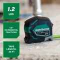 Clearance Center | Metabo HPT 115925M 25 ft. TruRange Measuring Tape image number 1