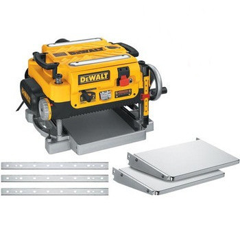 PLANERS | Dewalt 15 Amp 13 in. Two-Speed Corded Thickness Planer with Support Tables and Extra Knives