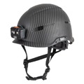 Hard Hats | Klein Tools 60515 Premium KARBN Pattern Non-Vented Class E Safety Helmet with Headlamp image number 0
