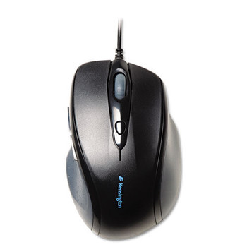 Kensington Pro Fit USB 2.0 Right Hand Use Wired Full-Size Mouse - Black