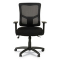 Office Chairs | Alera ALEELT4214S Elusion II Series 275 lbs. Capacity Mesh Mid-Back Synchro Seat Slide Chair - Black image number 1