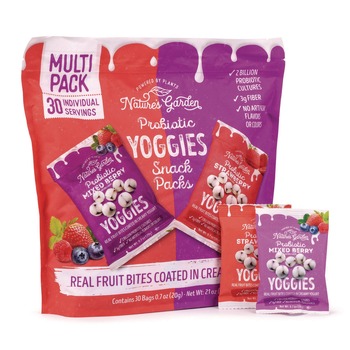 Green Rabbit 00846548085976 0.7 oz Probiotic Yoggies Variety Snack Pack - Assorted Flavors (30/Carton)