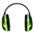 Ear Muffs | 3M X4A 27 dB NRR PELTOR X Series Earmuffs - Black/Chartreuse image number 2