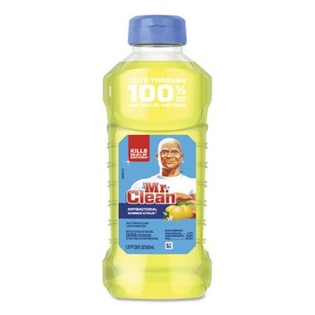 Mr. Clean 77130EA 28 oz. Bottle Multi-Surface Antibacterial Cleaner - Summer Citrus