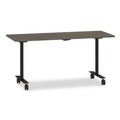 Office Desks & Workstations | Alera AE1NNK-MRCF2460T TOM 60 in. x 29 in. Seville Rectangular Training Table Top - Walnut image number 4