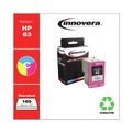 Ink & Toner | Factory Reconditioned Innovera IVR63TRI 165 Page-Yield Remanufactured Ink Replacement for 63 (F6U61AN) - Tri-Color image number 2