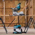 Makita GSL03M1 40V Max XGT Brushless Lithium-Ion 10 in. Cordless AWS Capable Dual-Bevel Sliding Compound Miter Saw Kit (4 Ah) image number 7