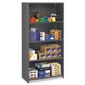 Office Carts & Stands | Tennsco ESPC-1836 36 in. W x 18 in. D x 75 in. H Closed 5-Shelf Commercial Steel Shelving - Medium Gray image number 0