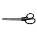 Office Jansan | Westcott 13139 8 in. Long 3.13 in. Cut Length Straight Black Handle Design Line Straight Stainless Steel Scissors image number 0