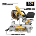 Miter Saws | Dewalt DCS361B 20V MAX Brushed Sliding Lithium-Ion 7-1/4 in. Cordless Miter Saw (Tool Only) image number 1